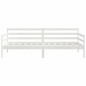vidaXL Sofá cama madera maciza de pino blanco 90x200 cm vidaXL Sofá cama madera maciza de pino blanco 90x200 cm