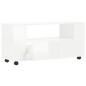 vidaXL Mueble de TV madera de ingeniería blanco brillo 102x34,5x43 cm vidaXL Mueble de TV madera de ingeniería blanco brillo 102x34,5x43 cm