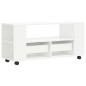 vidaXL Mueble de TV madera de ingeniería blanco brillo 102x34,5x43 cm vidaXL Mueble de TV madera de ingeniería blanco brillo 102x34,5x43 cm