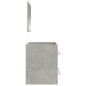 vidaXL Armario de baño con espejo madera de ingeniería gris hormigón vidaXL Armario de baño con espejo madera de ingeniería gris hormigón