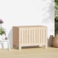vidaXL Caja de almacenaje jardín madera maciza de pino 76x42,5x54 cm vidaXL Caja de almacenaje jardín madera maciza de pino 76x42,5x54 cm