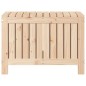 vidaXL Caja de almacenaje jardín madera maciza de pino 76x42,5x54 cm vidaXL Caja de almacenaje jardín madera maciza de pino 76x42,5x54 cm