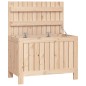 vidaXL Caja de almacenaje jardín madera maciza de pino 76x42,5x54 cm vidaXL Caja de almacenaje jardín madera maciza de pino 76x42,5x54 cm