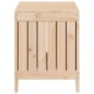 vidaXL Caja de almacenaje jardín madera maciza de pino 76x42,5x54 cm vidaXL Caja de almacenaje jardín madera maciza de pino 76x42,5x54 cm