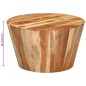 vidaXL Mesa de centro de madera maciza de acacia Ø52x30 cm vidaXL Mesa de centro de madera maciza de acacia Ø52x30 cm