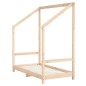 vidaXL Estructura de cama para niños madera maciza de pino 70x140 cm vidaXL Estructura de cama para niños madera maciza de pino 70x140 cm