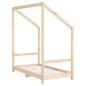 vidaXL Estructura de cama para niños madera maciza de pino 70x140 cm vidaXL Estructura de cama para niños madera maciza de pino 70x140 cm