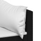 vidaXL Set de muebles de jardín 3 pzas y cojines ratán sintético negro vidaXL Set de muebles de jardín 3 pzas y cojines ratán sintético negro