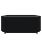 vidaXL Set de muebles de jardín 3 pzas y cojines ratán sintético negro vidaXL Set de muebles de jardín 3 pzas y cojines ratán sintético negro