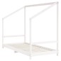 vidaXL Estructura de cama para niños madera de pino blanco 90x200 cm vidaXL Estructura de cama para niños madera de pino blanco 90x200 cm