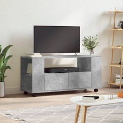 vidaXL Mueble de TV madera de ingeniería gris hormigón 102x34,5x43 cm