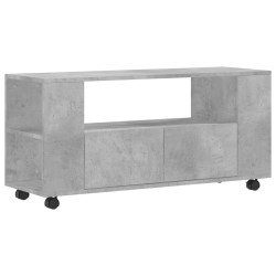 vidaXL Mueble de TV madera de ingeniería gris hormigón 102x34,5x43 cm