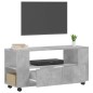 vidaXL Mueble de TV madera de ingeniería gris hormigón 102x34,5x43 cm vidaXL Mueble de TV madera de ingeniería gris hormigón 102x34,5x43 cm