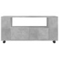vidaXL Mueble de TV madera de ingeniería gris hormigón 102x34,5x43 cm vidaXL Mueble de TV madera de ingeniería gris hormigón 102x34,5x43 cm