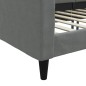 vidaXL Sofá cama tela gris oscuro 90x200 cm vidaXL Sofá cama tela gris oscuro 90x200 cm