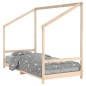 vidaXL Estructura de cama infantil madera maciza de pino 90x190 cm vidaXL Estructura de cama infantil madera maciza de pino 90x190 cm
