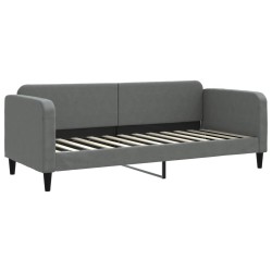 vidaXL Sofá cama tela gris oscuro 80x200 cm