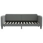 vidaXL Sofá cama tela gris oscuro 80x200 cm vidaXL Sofá cama tela gris oscuro 80x200 cm