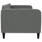 vidaXL Sofá cama tela gris oscuro 80x200 cm vidaXL Sofá cama tela gris oscuro 80x200 cm