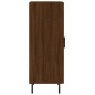 vidaXL Aparador madera de ingeniería marrón roble 34,5x34x90 cm