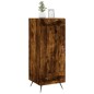 vidaXL Aparador madera de ingeniería roble ahumado 34,5x34x90 cm vidaXL Aparador madera de ingeniería roble ahumado 34,5x34x90 cm