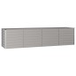 vidaXL Arriate oxidado de acero corten 320x80x77 cm