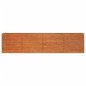vidaXL Arriate oxidado de acero corten 320x80x77 cm