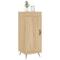 vidaXL Aparador madera contrachapada color roble Sonoma 34,5x34x90 cm vidaXL Aparador madera contrachapada color roble Sonoma 34,5x34x90 cm