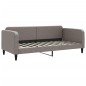 vidaXL Sofá cama tela gris taupe 90x200 cm vidaXL Sofá cama tela gris taupe 90x200 cm