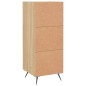 vidaXL Aparador madera contrachapada color roble Sonoma 34,5x34x90 cm vidaXL Aparador madera contrachapada color roble Sonoma 34,5x34x90 cm