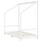 vidaXL Estructura de cama para niños madera de pino blanco 80x160 cm vidaXL Estructura de cama para niños madera de pino blanco 80x160 cm