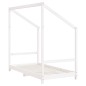 vidaXL Estructura de cama para niños madera de pino blanco 80x160 cm vidaXL Estructura de cama para niños madera de pino blanco 80x160 cm