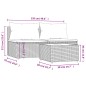 vidaXL Set de muebles de jardín 3 pzas y cojines ratán sintético gris vidaXL Set de muebles de jardín 3 pzas y cojines ratán sintético gris