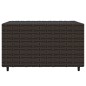 vidaXL Set muebles de jardín 3 piezas y cojines ratán sintético marrón