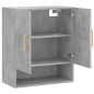 vidaXL Armario de pared madera de ingeniería gris hormigón 60x31x70 cm vidaXL Armario de pared madera de ingeniería gris hormigón 60x31x70 cm