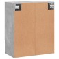 vidaXL Armario de pared madera de ingeniería gris hormigón 60x31x70 cm vidaXL Armario de pared madera de ingeniería gris hormigón 60x31x70 cm