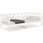 vidaXL Sofá cama madera maciza de pino blanco 80x200 cm vidaXL Sofá cama madera maciza de pino blanco 80x200 cm