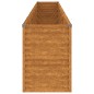 vidaXL Jardinera acero corten 578x50x69 cm vidaXL Jardinera acero corten 578x50x69 cm