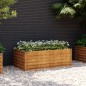 vidaXL Jardinera acero corten 100x50x36 cm vidaXL Jardinera acero corten 100x50x36 cm