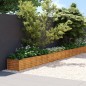 vidaXL Jardinera acero corten 960x50x36 cm vidaXL Jardinera acero corten 960x50x36 cm