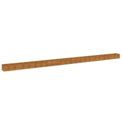 vidaXL Jardinera acero corten 960x50x36 cm