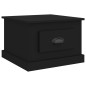 vidaXL Mesa de centro madera contrachapada negra 50x50x35 cm vidaXL Mesa de centro madera contrachapada negra 50x50x35 cm
