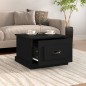 vidaXL Mesa de centro madera contrachapada negra 50x50x35 cm vidaXL Mesa de centro madera contrachapada negra 50x50x35 cm