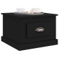 vidaXL Mesa de centro madera contrachapada negra 50x50x35 cm vidaXL Mesa de centro madera contrachapada negra 50x50x35 cm