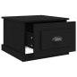 vidaXL Mesa de centro madera contrachapada negra 50x50x35 cm vidaXL Mesa de centro madera contrachapada negra 50x50x35 cm