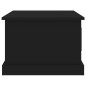vidaXL Mesa de centro madera contrachapada negra 50x50x35 cm vidaXL Mesa de centro madera contrachapada negra 50x50x35 cm