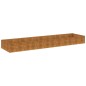 vidaXL Jardinera acero corten 387x100x36 cm vidaXL Jardinera acero corten 387x100x36 cm