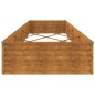 vidaXL Jardinera acero corten 387x100x36 cm vidaXL Jardinera acero corten 387x100x36 cm