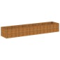 vidaXL Jardinera de acero corten 479x100x69 cm vidaXL Jardinera de acero corten 479x100x69 cm