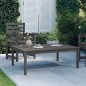vidaXL Mesa de jardín madera maciza pino gris 121x82,5x45 cm vidaXL Mesa de jardín madera maciza pino gris 121x82,5x45 cm